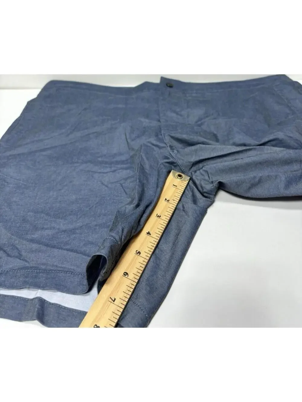 Frank & Oak Men's Large Swimming Trunks Swim Shorts Blue